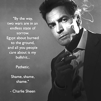 Charlie Sheen has a point
